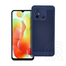 Gigapack Xiaomi Redmi 12C műanyag telefonvédő (légáteresztő, lyukacsos minta, kamera védelem) sötétkék