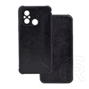 Gigapack Xiaomi Redmi 12C tok álló, bőr hatású (flip, oldalra nyíló, ütésállóság, légpárnás sarok, kameravédő) fekete