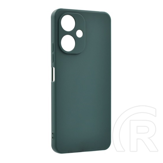 Gigapack Xiaomi Redmi 13C 5G szilikon telefonvédő (matt) sötétzöld