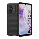Gigapack Xiaomi Redmi 13C 5G szilikon telefonvédő (ütésállóság, kameravédő, 3d) fekete