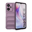 Gigapack Xiaomi Redmi 13C 5G szilikon telefonvédő (ütésállóság, kameravédő, 3d) lila