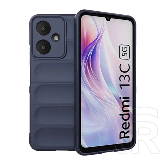 Gigapack Xiaomi Redmi 13C 5G szilikon telefonvédő (ütésállóság, kameravédő, 3d) sötétkék