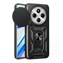 Gigapack Xiaomi Redmi 14C 4G defender szilikon telefonvédő (ütésállóság, tartógyűrű, kameravédő) fekete