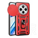 Gigapack Xiaomi Redmi 14C 4G defender szilikon telefonvédő (ütésállóság, tartógyűrű, kameravédő) piros