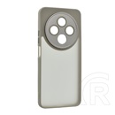 Gigapack Xiaomi Redmi 14C 4G szilikon telefonvédő (ütésállóság, akril hátlap, kameravédő) világosszürke