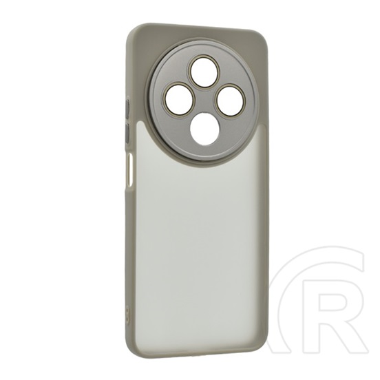 Gigapack Xiaomi Redmi 14C 4G szilikon telefonvédő (ütésállóság, akril hátlap, kameravédő) világosszürke