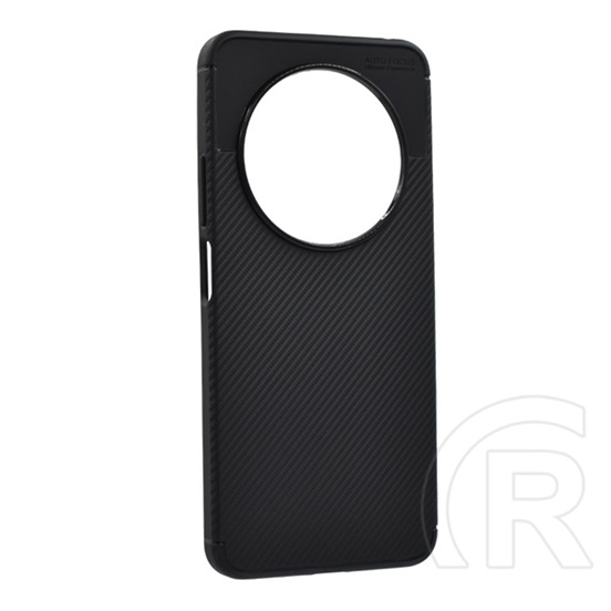 Gigapack Xiaomi Redmi 14C 4G szilikon telefonvédő (ütésállóság, légpárnás sarok, karbon minta) fekete