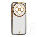 Gigapack Xiaomi Redmi 14C 4G szilikon telefonvédő (ütésállóság, matt, műanyag hátlap, kameravédő) arany/sötétkék