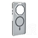 Gigapack Xiaomi Redmi 14C 4G szilikon védő (ütésállóság, légpárnás sarok, karbon minta, wireless, magsafe) sötétszürke