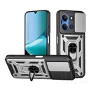 Gigapack Xiaomi Redmi 15C 5G  defender szilikon telefonvédő (ütésállóság, tartógyűrű, kameravédő) ezüst