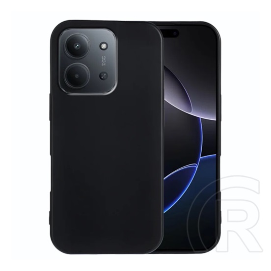 Gigapack Xiaomi Redmi 15C 5G  szilikon telefonvédő (matt) fekete