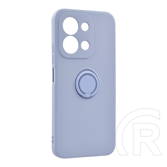 Gigapack Xiaomi Redmi 15C 5G  szilikon telefonvédő (tartógyűrű, mikrofiber plüss belső, mágneses, kameravédő) lila
