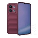 Gigapack Xiaomi Redmi 15C 5G  szilikon telefonvédő (ütésállóság, kameravédő, 3d) bordó