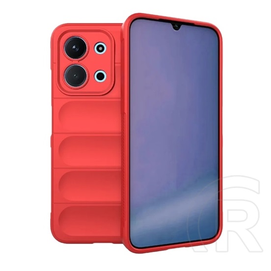 Gigapack Xiaomi Redmi 15C 5G  szilikon telefonvédő (ütésállóság, kameravédő, 3d) piros