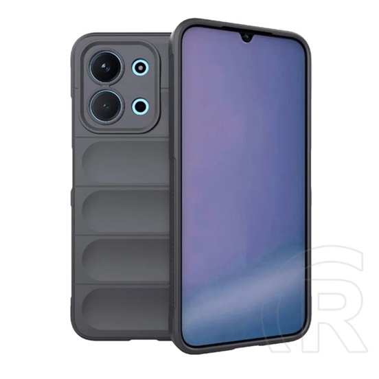 Gigapack Xiaomi Redmi 15C 5G  szilikon telefonvédő (ütésállóság, kameravédő, 3d) sötétszürke
