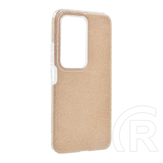 Gigapack Xiaomi Redmi 15 4G  szilikon telefonvédő (műanyag belső, csillogó hátlap) arany