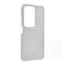 Gigapack Xiaomi Redmi 15 4G  szilikon telefonvédő (műanyag belső, csillogó hátlap) ezüst