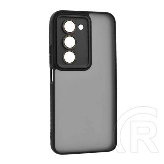 Gigapack Xiaomi Redmi 15 4G  szilikon telefonvédő (ütésállóság, akril hátlap, kameravédő) fekete