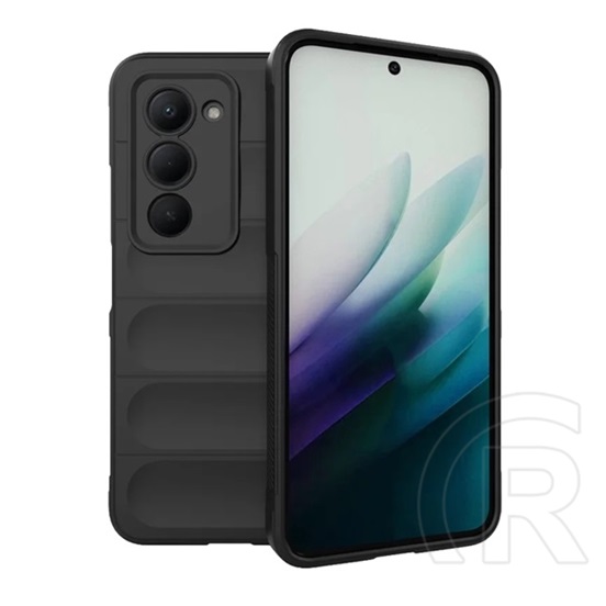 Gigapack Xiaomi Redmi 15 4G szilikon telefonvédő (ütésállóság, kameravédő, 3d) fekete