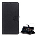 Gigapack Xiaomi Redmi 9A (Redmi 9 AT) tok álló, bőr hatású (Flip, oldalra nyíló, asztali tartó funkció, prémium) fekete