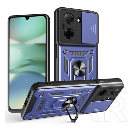 Gigapack Xiaomi Redmi A5 4G defender szilikon telefonvédő (ütésállóság, tartógyűrű, kameravédő) sötétkék