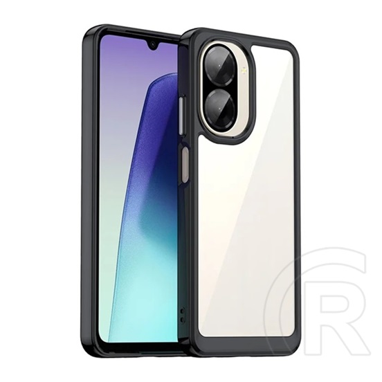 Gigapack Xiaomi Redmi A5 4G szilikon telefonvédő (ütésállóság, átlátszó hátlap) fekete