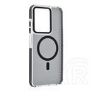 Gigapack Xiaomi Redmi A5 4G szilikon telefonvédő (ütésállóság, légpárnás sarok, karbon minta, wireless, magsafe) fekete