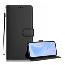 Gigapack Xiaomi Redmi A5 4G tok álló, bőr hatású (flip, asztali tartó, bankkártya tartó, mágnescsat, kézpánt) fekete