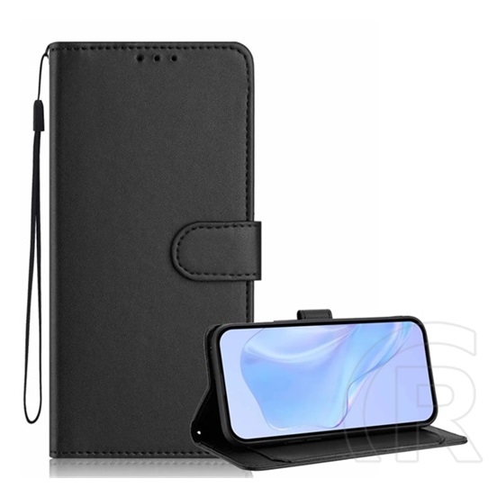 Gigapack Xiaomi Redmi A5 4G tok álló, bőr hatású (flip, asztali tartó, bankkártya tartó, mágnescsat, kézpánt) fekete