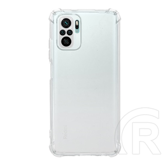 Gigapack Xiaomi Redmi Note 10 4G (Note 10s) szilikon telefonvédő (közepesen ütésálló, légpárnás sarok) átlátszó
