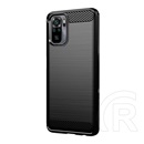 Gigapack Xiaomi Redmi Note 10 4G (Note 10s) szilikon védő (közepesen ütésálló, légpárnás sarok, szálcsiszolt) fekete