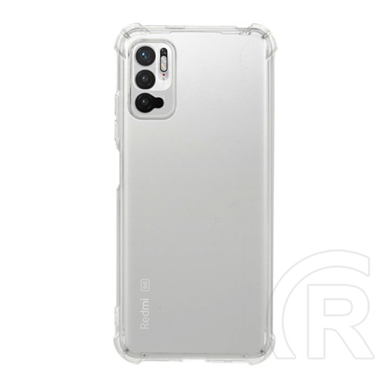 Gigapack Xiaomi Redmi Note 10 5G (Poco M3 Pro 5G) szilikon telefonvédő (közepesen ütésálló, légpárnás sarok) átlátszó