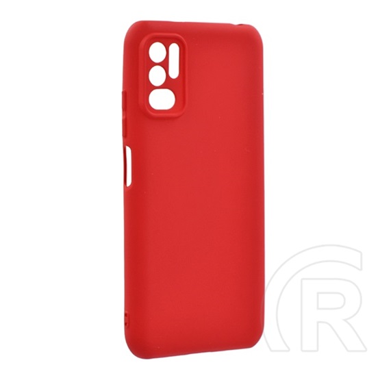 Gigapack Xiaomi Redmi Note 10 5G (Poco M3 Pro 5G) szilikon telefonvédő (matt) piros