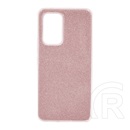 Gigapack Xiaomi Redmi Note 11T 5G szilikon telefonvédő (műanyag belső, csillogó hátlap) rózsaszín