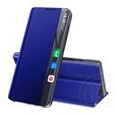 Gigapack Xiaomi Redmi Note 11T 5G tok álló, textil hatású (aktív flip, asztali tartó funkció, smart view cover) sötétkék