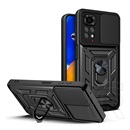 Gigapack Xiaomi Redmi Note 11 4G (Redmi Note 11S) műanyag védő (belső, telefontartó gyűrű, kamera védelem) fekete