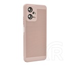 Gigapack Xiaomi Redmi Note 12 5G műanyag telefonvédő (légáteresztő, lyukacsos minta, kamera védelem) rózsaszín
