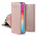 Gigapack Xiaomi Redmi Note 12 Pro 5G  tok álló, bőr hatású (flip, oldalra nyíló, asztali tartó, rombusz) rozéarany
