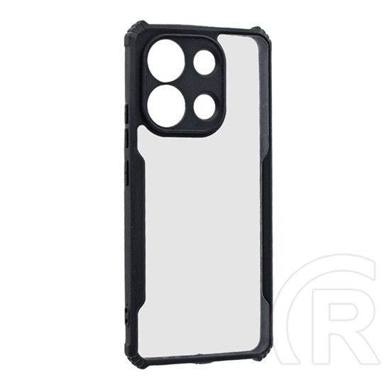 Gigapack Xiaomi Redmi Note 13 4G szilikon telefonvédő (ütésállóság, légpárnás sarok, akril hátlap, kameravédő) fekete