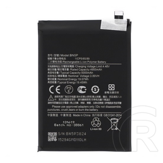 Gigapack Xiaomi Redmi Note 13 5G akku 5000mah li-polymer (bn5p kompatibilis)