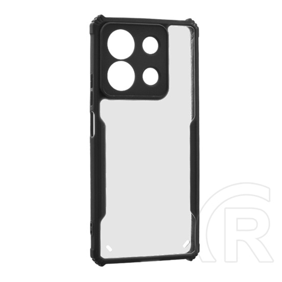 Gigapack Xiaomi Redmi Note 13 5G szilikon telefonvédő (ütésállóság, légpárnás sarok, akril hátlap, kameravédő) fekete