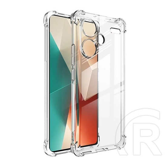 Gigapack Xiaomi Redmi Note 13 Pro Plus 5G szilikon telefonvédő (ütésállóság, légpárnás sarok) átlátszó