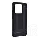 Gigapack Xiaomi Redmi Note 14 4G defender szilikon telefonvédő (ütésállóság, légpárnás sarok, fémhatás) fekete