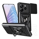 Gigapack Xiaomi Redmi Note 14 4G  defender szilikon telefonvédő (ütésállóság, tartógyűrű, kameravédő) fekete