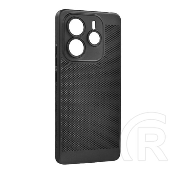 Gigapack Xiaomi Redmi Note 14 4G műanyag telefonvédő (légáteresztő, lyukacsos, kameravédő) fekete