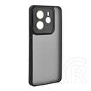 Gigapack Xiaomi Redmi Note 14 4G szilikon telefonvédő (ütésállóság, akril hátlap, kameravédő) fekete