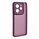 Gigapack Xiaomi Redmi Note 14 4G szilikon telefonvédő (ütésállóság, akril hátlap, kameravédő) lila