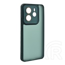 Gigapack Xiaomi Redmi Note 14 4G szilikon telefonvédő (ütésállóság, akril hátlap, kameravédő) sötétzöld