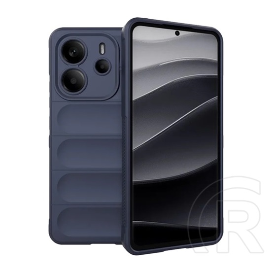 Gigapack Xiaomi Redmi Note 14 4G szilikon telefonvédő (ütésállóság, kameravédő, 3d) sötétkék