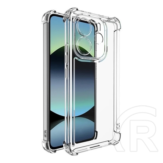 Gigapack Xiaomi Redmi Note 14 4G szilikon telefonvédő (ütésállóság, légpárnás sarok) átlátszó